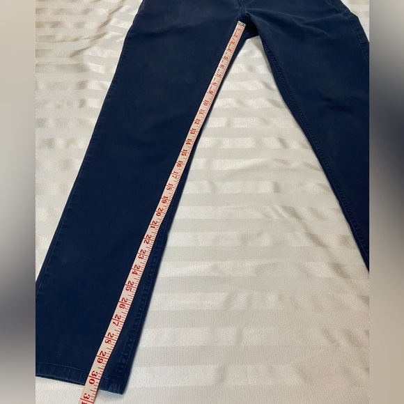 Michael Kors Men’s Parker Slim Fit Navy Twill Pants Sz 32/32 EUC - Picture 7 of 12